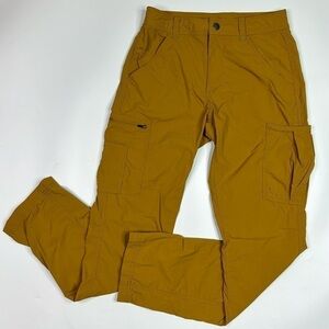 Exofficio Amphi Mustard Yellow Hiking Adventure Pants Size 28x32